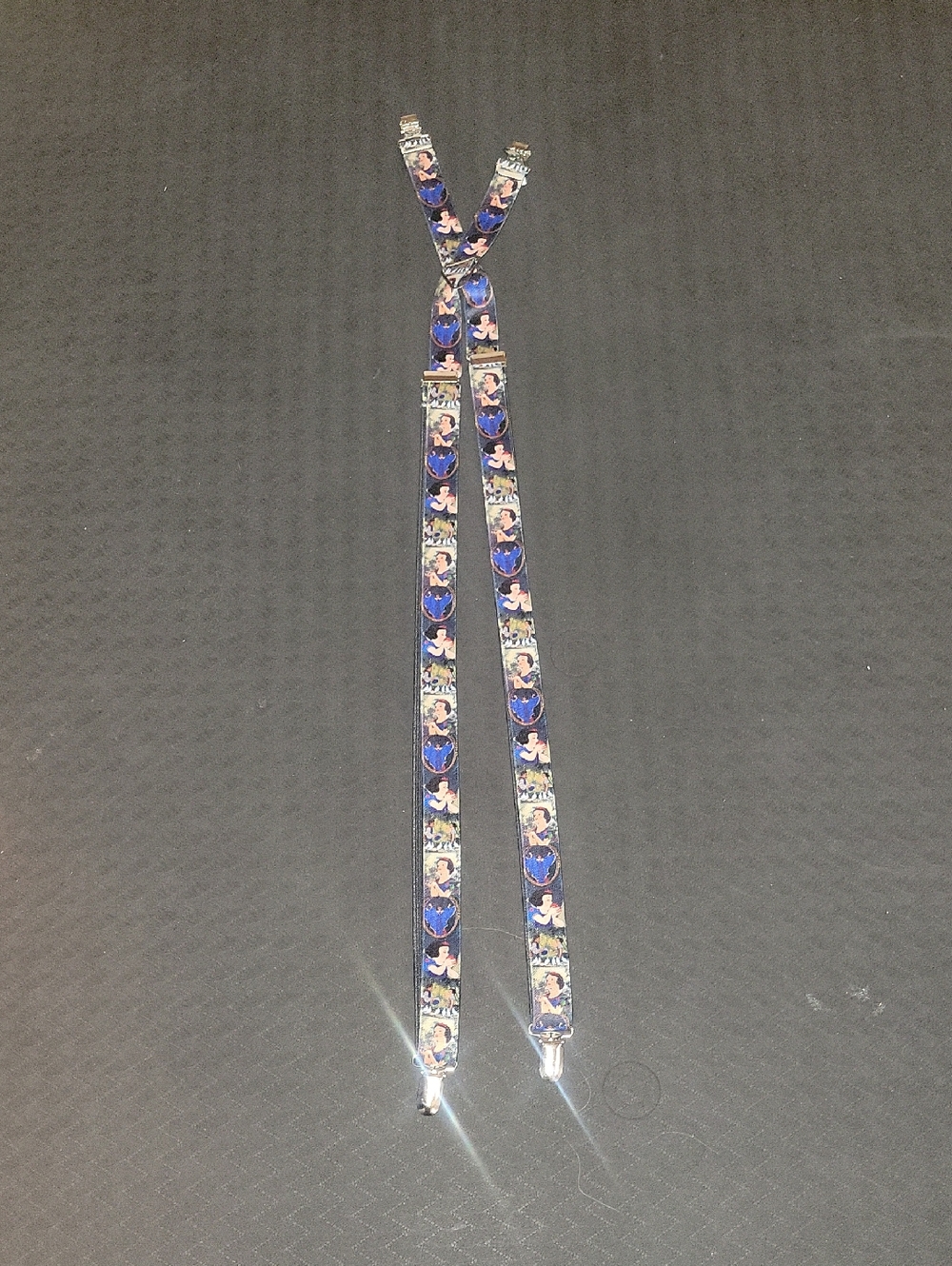 Disney Snow White Suspenders with Cartoon Motif